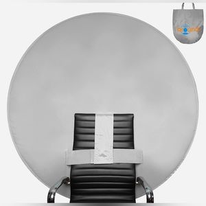 Web around camera background that attaches to any chair